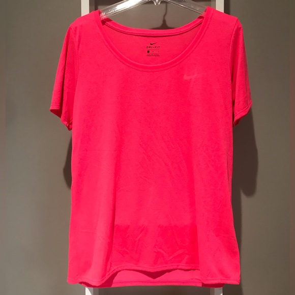 Nike Neon Pink Dri-FIT Tee - Picture 1 of 6